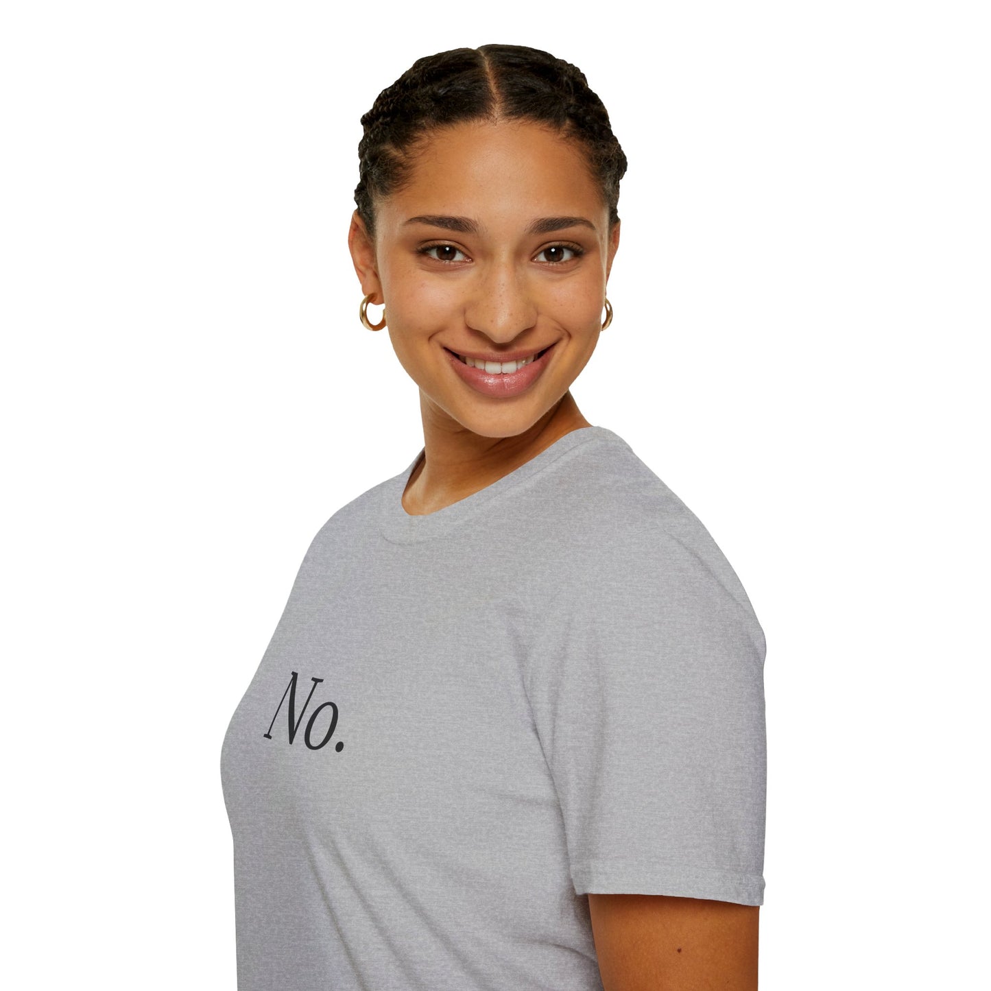 Funny Fall Unisex T-Shirt 'no is a full sentence'