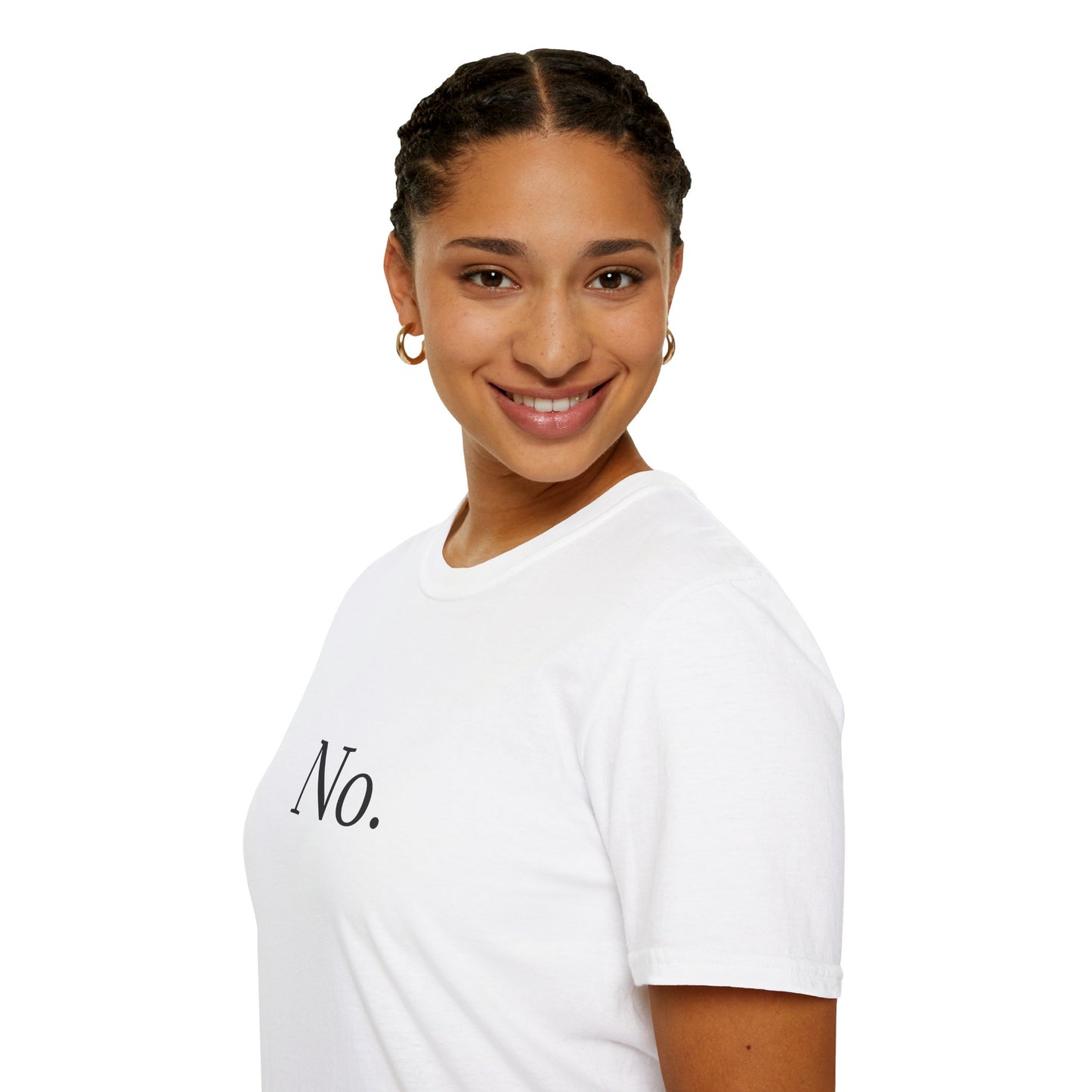 Funny Fall Unisex T-Shirt 'no is a full sentence'