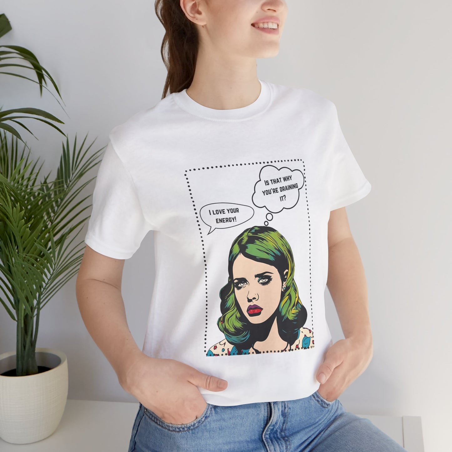 Sad Pop Art Tee - Unisex Jersey Shirt